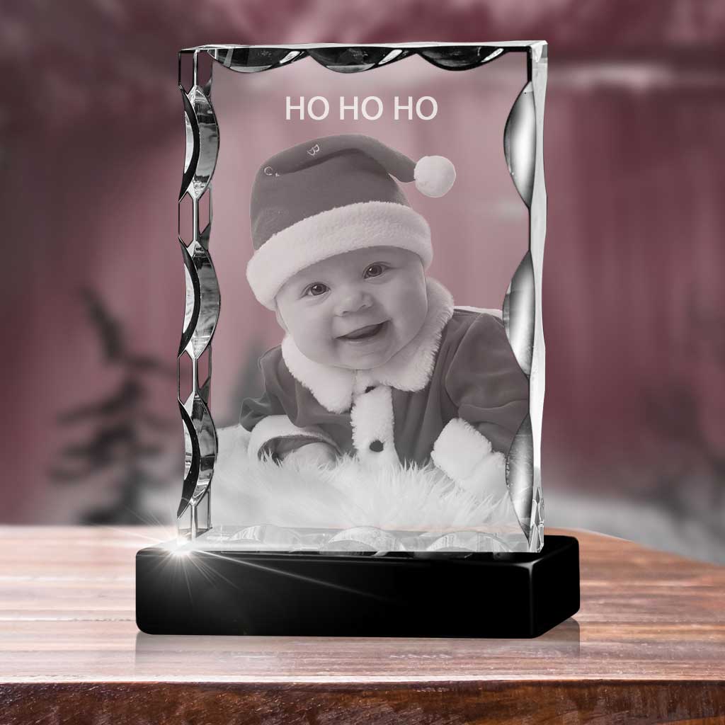 Christmas Serrated Portrait - 2D - The best 3D crystal gifts in the world!
