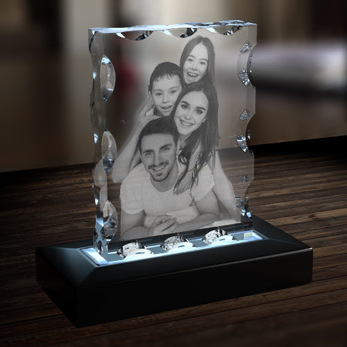 Serrated - 2D - The best 3D crystal gifts