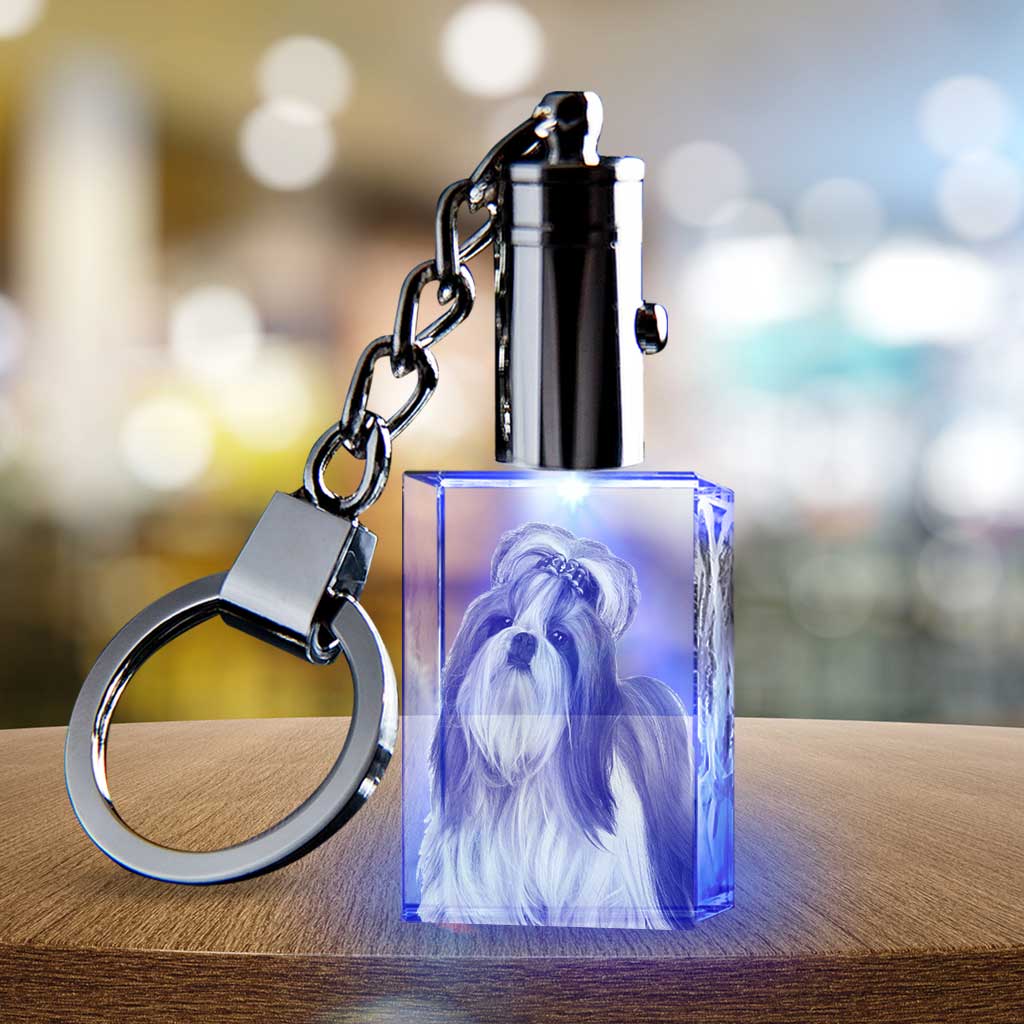 2D Photo Crystal Keychain - Rectangle - The best 3D crystal gifts in the world!
