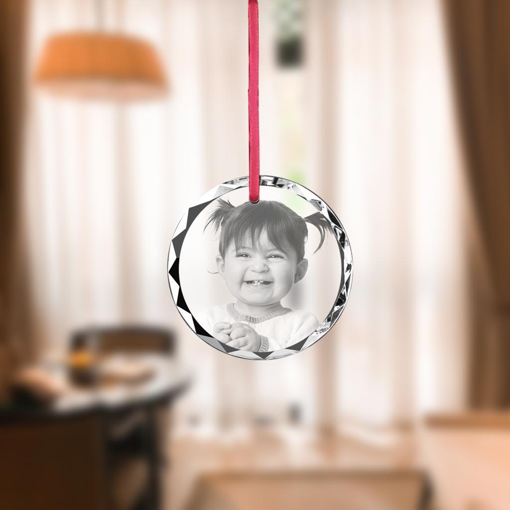 2D Circle Ornament - The best 3D crystal gifts in the world!