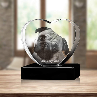 Heart Crystal For Pet Lovers - The best 3D crystal gifts