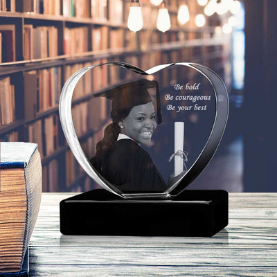 Graduation Heart - The best 3D crystal gifts